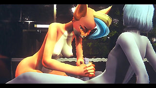 Furry Hentai - Foxy Fucked with Multiple Cums - Japanese Asian Manga Anime Film Game Porn