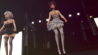 Mmd R-18 Anime Girls Sexy Dancing Clip 485