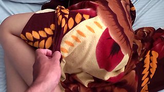 Nice stepsis got woken up with his fingers inside POV