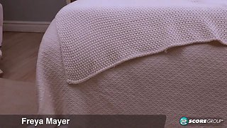 Tight Freya Mayer Shows Off Her Perky Tits and Shaved Pussy