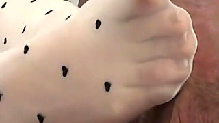 (006) Hot Shoejob Then Footjob with Cute Mules and Nylon Feet (1080p)