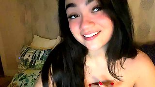 Teenage beauty captivates with daring panty passion in thrilling homemade play