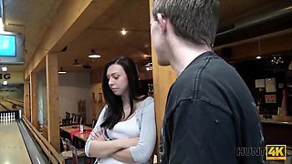 HUNT4K. Poor couple considers sex for money as a good