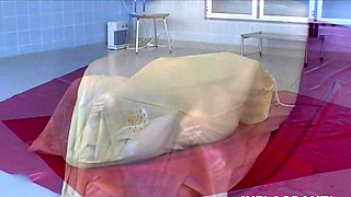 Lesbians in rubber gets disciplined