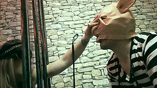 Caning your tongue - 7 days slavery in my Castle