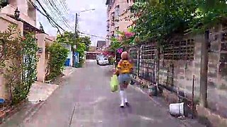 Homegrown Boutique: Female co-ed moonlights as a food courier, accidentally knocks customer's belongings and offers her body as compensation