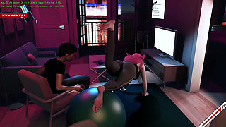 Student Cyber Goddess with Forbidden Curves - 3D Animation Hentai