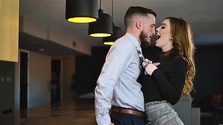 Nala's huge melons bounce in Brick's face as he worships her thick shaft