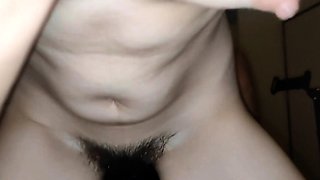 Blowjob loving brunette amateur sucks dick of lucky dude