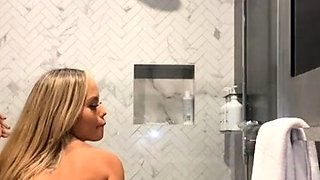 Video facial cumshot masturbating blonde teen