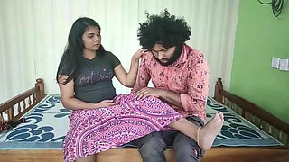 Vaishnavy Dominating Sharun Raj Hot Romance in Hotel Room, Mallu Couple Hot Romance, Girl Domination Romance, Romantic Couple