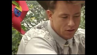 German Party Slut Gangbang with Big Natural Tits and Doggy Style Sex