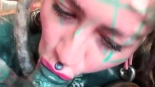 POV Private Tattoo Pornstar Fuck Leads to Creamipie in Her Pierced Pussy
