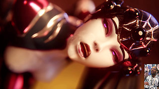 Anal Bulging a Fucking Slut Until She Squirts, Widowmaker Gets Creampied in Her Ass