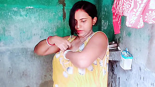 I went to bhabhi's house during summer vacation and enjoyed a lot with my lovely bhabhi, Full Hindi Viral Video