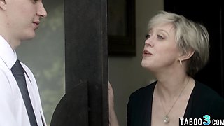 Mature enjoying two big religious cocks