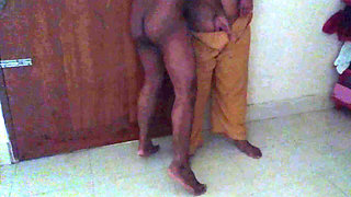 While Cleaning the House, the Owner's Stepson Gets Horny and Fucks the Desi Maid Hard
