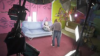 Time Lapse BTS Anal Show with Anuskatzz & Lisa Rocketcock - Petite Tattooed Teens Use Dildo & Sex Toys