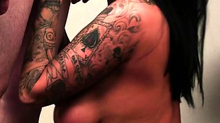 Mexicana blowjob with her big boobs