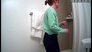 Landlord's hidden cam (fake) captures of girls in the shower of his B&B (part 1)