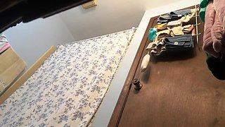Blonde College Girl Caught Showering