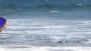 Sensuous Little April's small tits video