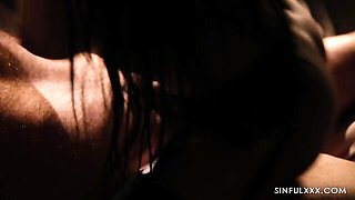 Bewitching Anna De Ville and Angelica Heart - stockings smut - Sinful XXX