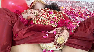 First Night - Indian Husband and Wife Have Sex Together Full Video - Hindi Audio