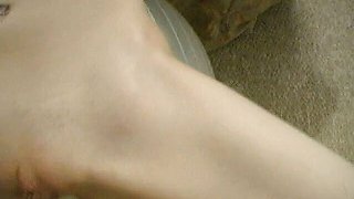 Emo chick Lovey Cravesit takes two sticky loads