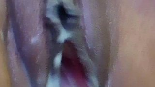 Amateur double toy masturbation