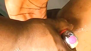 Wet Lubricated Pussy Takes Fist and Missionary Pussy Fucking