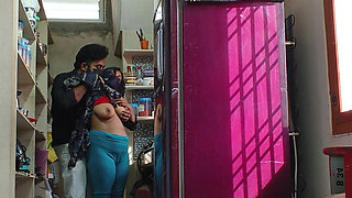 Desi Girl in Kichen