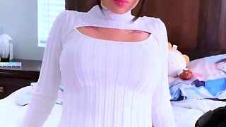 Emo teen on solo webcam masturbation