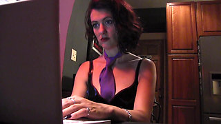 Cute blonde teen is a slave to this BDSM orgy