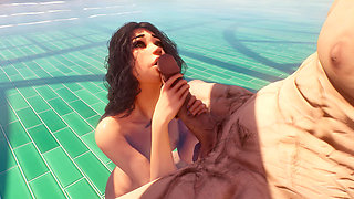 Luxury Pool Fuck 3D Animation