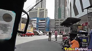 Sexy Asian Legs In Nice Black Stockings - Trike Patrol
