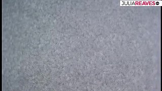 Horny teen amateur girl rubs clit and finger fucks hard in solo retro video