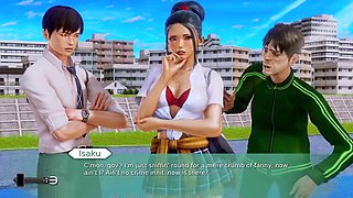 Waifu Academy Part 72 - Her OnlyFans Career Begins - Big Tits Young MILF Hentai Role Play