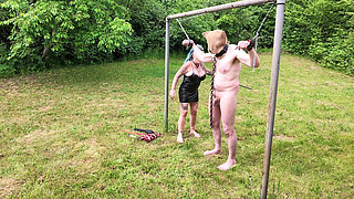 Whipped Naked in Nature