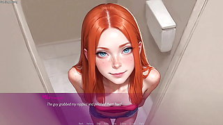 Horny Wife Fucked by a Stranger in Public Toilet and Cheated Husband - 3D Hentai Animated Porn - Mila AI