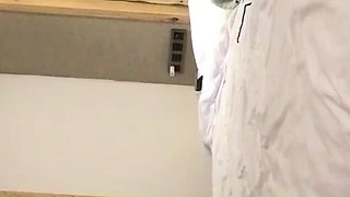 Hot black teen dressing up on hidden cam