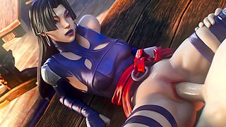 Psylocke, 3d, cosplay anime