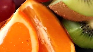 Kinky Vixen Food Wam and Neck Fetish Fruity Feast