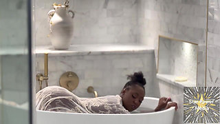 Sultry Soak: Giana's Naughty Bath Tease