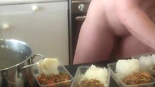 Naked Meal Prep Watch to the End I Start to Have Some Fun Playing with Myself