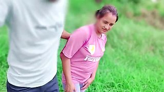 First Time Sex - Desi College Girl Fucked Hard in Jungle by Big Cock Boy (Hindi Audio)