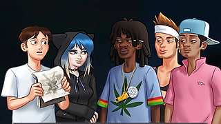 Summertime Saga Reworked - 5 In The School Toilets by MissKitty2K