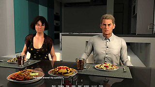 Away From Home - Animated Porn Game with MILFs