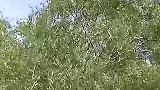 Milf seduced guy with massive cock and fucks at the barn