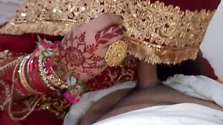 Indian Desi Wife First Night Suhagrat Hardcore Fucking with QueenbeautyQB